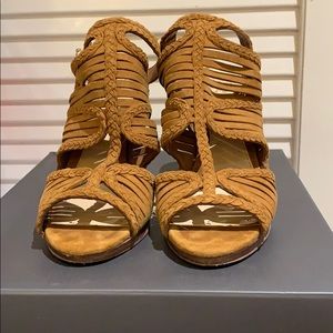 Tan Suede Sandals